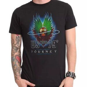 Journey US Tour '79 Graphic T-Shirt - Black